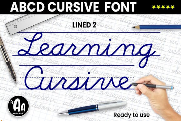 A Typographic Review of Abcd Cursive Lined2