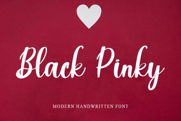 Black Pinky: A Handwritten Font for Elegant Web Design