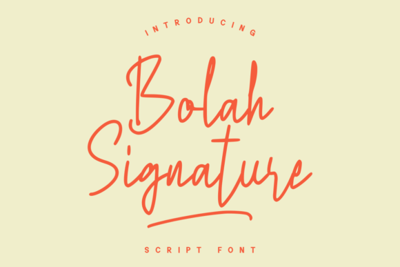 Bolah Signature: A Script Font Review for Brand Designers