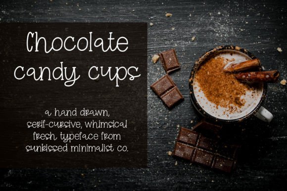 Chocolate Candy Cups: A Versatile Font for Digital Branding