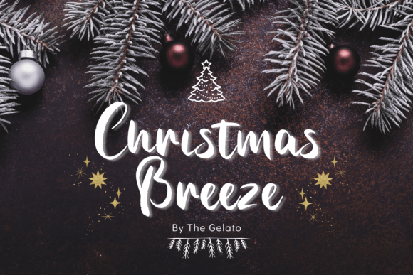 Christmas Breeze: A Modern Script Font for Joyful Web Design