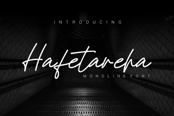 Crafting with Hafetareha: The Authentic Script Font for Your Products