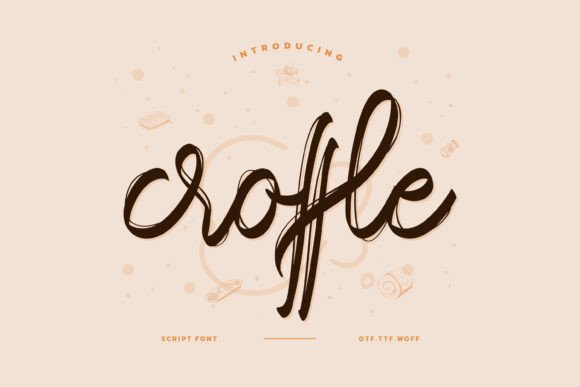Croffle: The Friendly Script Font for Your Business Story