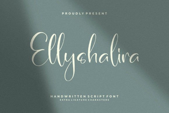 Ellyshalira: A Handwritten Font for Editorial Personality