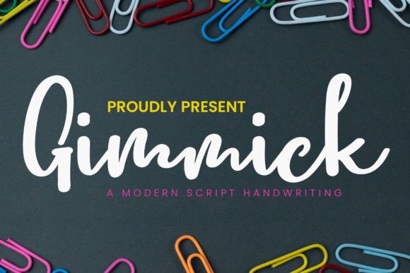 Gimmick Font: A Playful Typeface for Modern Campaigns