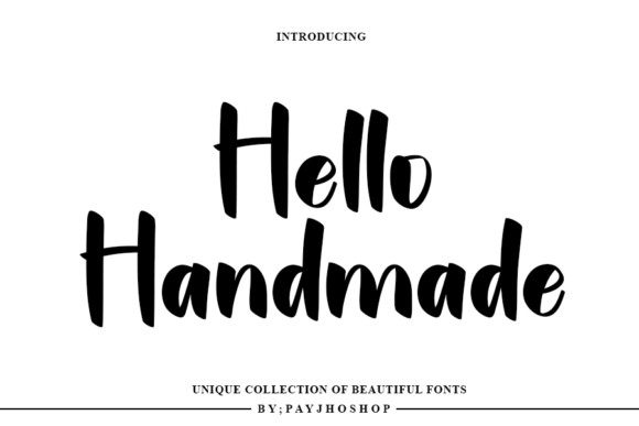 Hallo Handmade: A Font for Creative Marketing Communication