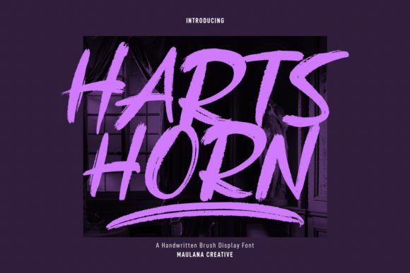 Hartshorn: A Brush Font Built for Modern Branding