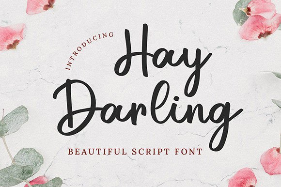 Hay Darling: A Sweet Font Built for Marketing Magic