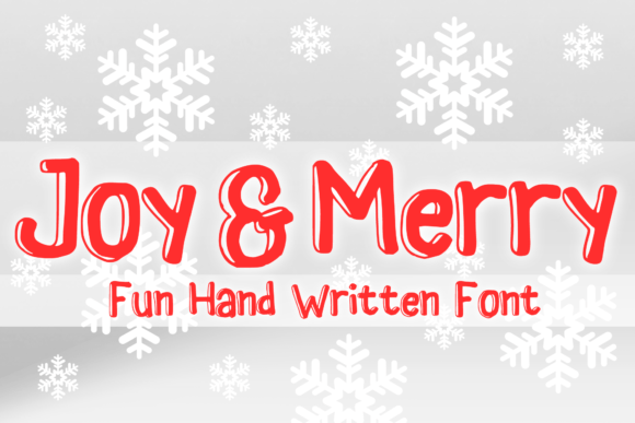 Joy and Merry: A Holiday-Inspired Handwritten Font for Modern Campaigns
