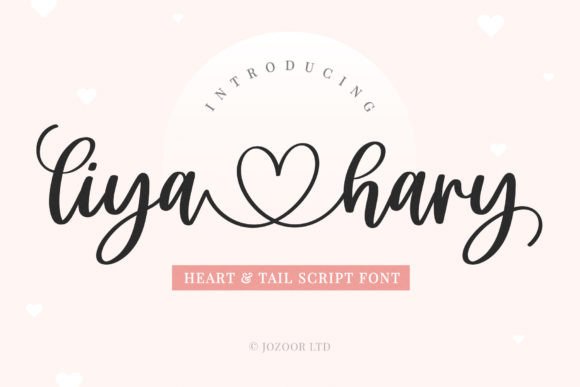 Liya Hary: A Calligraphy Font for Creative Makers
