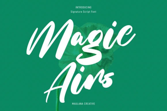 Magic Airs: An Elegantly Modern Script Font for Real-World Projects