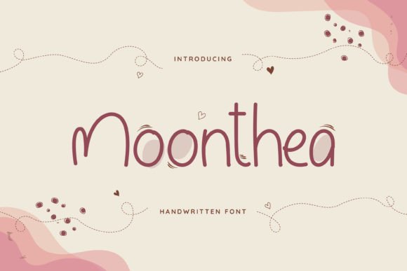 Moonthea: The Friendly Handwritten Font for a Welcoming Brand