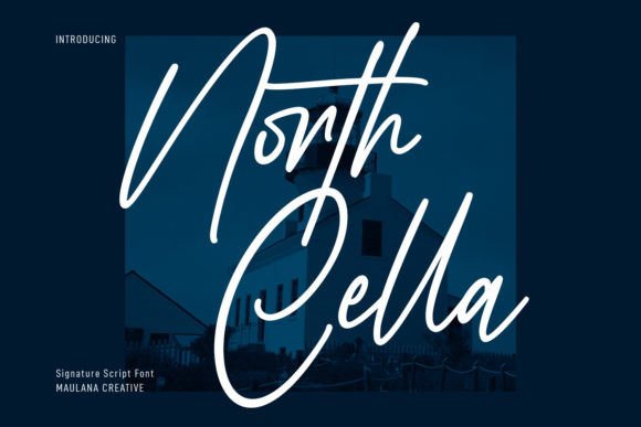 North Cella: A Sleek Signature Script for Modern Brands
