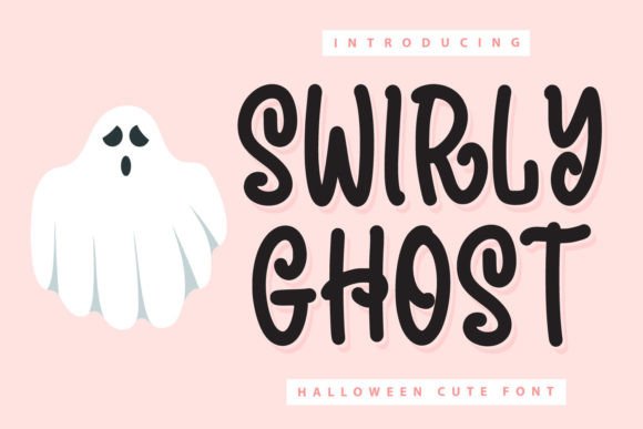 Swirly Ghost Font: A Joyful Script for Digital Design