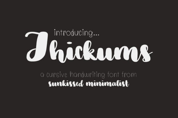 Using Thickums Font for a Consistent and Trustworthy Business Brand
